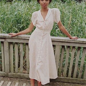 Christy Dawn The Dove Floral Midi Dress